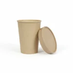 Amatraa Kraft Paper Container with Lid– 1000ml Pack of (50pc)