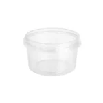 Amatraa Tamper-Proof Round Container – 500 ml with Lid Pack of (50pc)