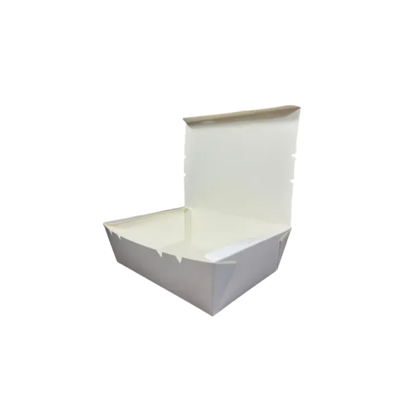 Amatraa PSB White Food Box – 2100ml | Pack of (50pc)