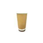 Amatraa Double Wall Kraft Paper Cup – 480ml / 16oz | Pack of (50pc) - Image 2