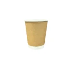 Amatraa Double Wall Kraft Paper Cup – 240ml / 8oz | Pack of (50pc)