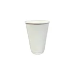 Amatraa Double Wall White Paper Cup – 480ml / 16oz | Pack of (50pc)