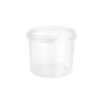 Amatraa Tamper-Proof Round Container – 1200 ml with Lid (Pack of (50pc)
