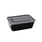 Amatraa Rectangular Food Container with Lid – 750ML Pack of (50pc)