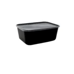 Amatraa Rectangular Food Container with Lid – 1250ML Pack of (50pc)
