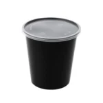 Amatraa Round Food Container with Lid – 40 Oz (1200ML) Pack of (50pc)