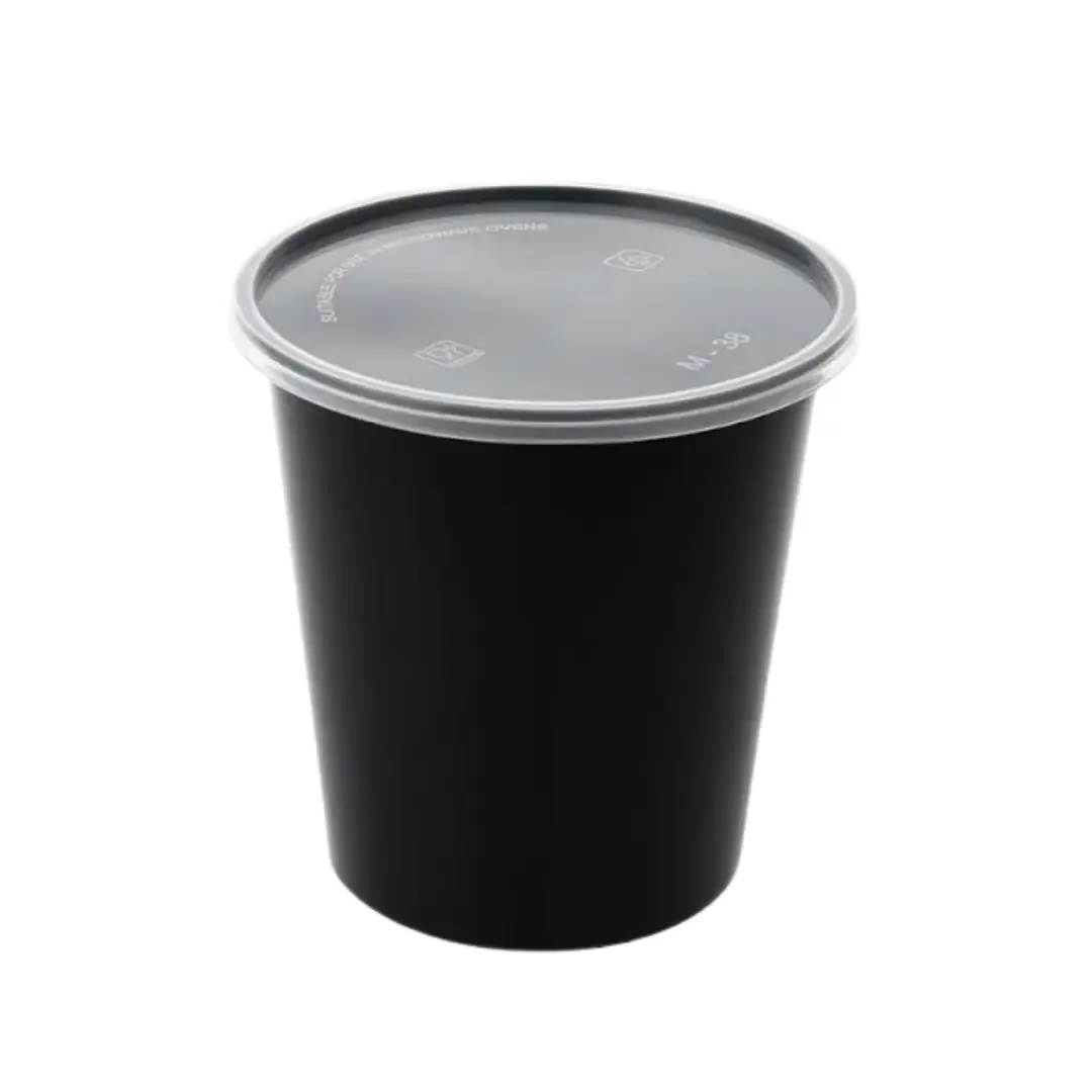 Untitled design (70) Amatraa Round Food Container with Lid – 40 Oz (1200ML) Pack of (50pc) - Image 1