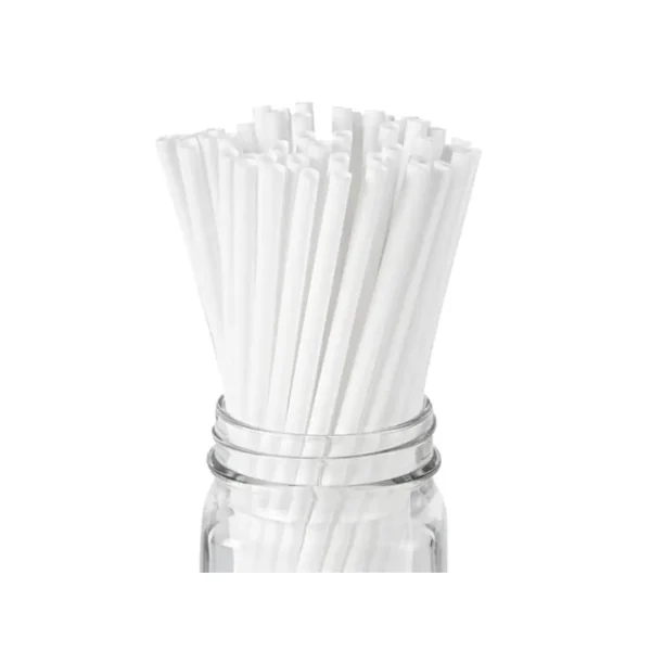 Amatraa 12MM x 9″ Single Pack Paper Straws – 300GSM, Pack of (100pc)
