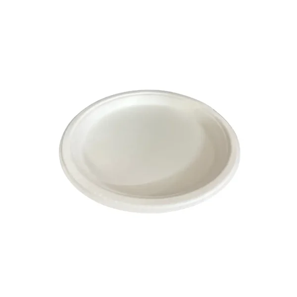 Amatraa 10-Inch Round Bagasse Plate (25 pc)