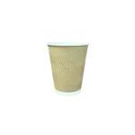 Amatraa 360ml Rippled Paper Glass (50pc)
