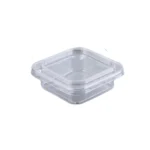 Amatraa Square Container – 8 oz (with Lid) (50pc)