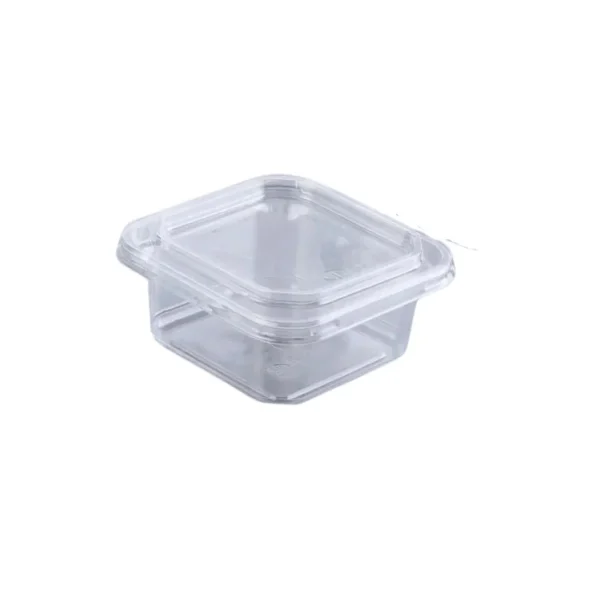 Amatraa Square Container – 12 oz (with Lid) (50pc)