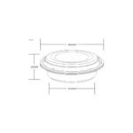 Amatraa Round Food Container with Lid – ro 24 pack of (50pc) - Image 3