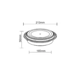 Amatraa Round Food Container with Lid – ro 48 for (50pc) - Image 2